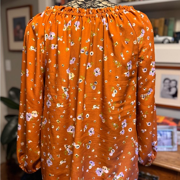 Sanctuary Orange Floral Blouse - Picture 3 of 6